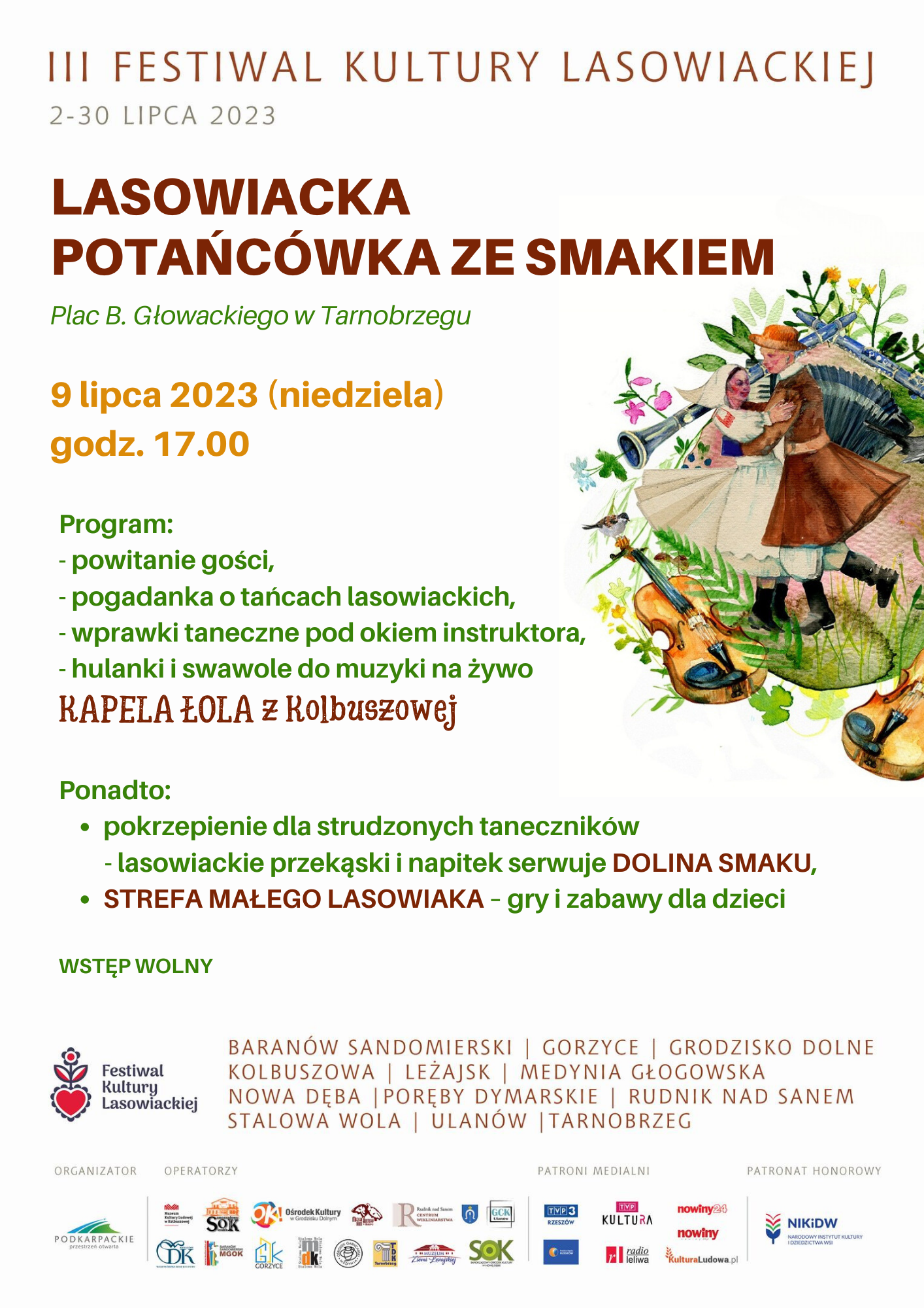Lasowiacka Potańcówka ze Smakiem w Tarnobrzegu